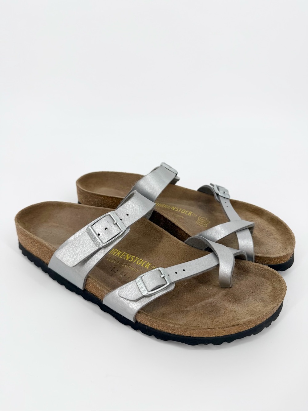 Birkenstock Mayari Silver Birko-Flor Sandals